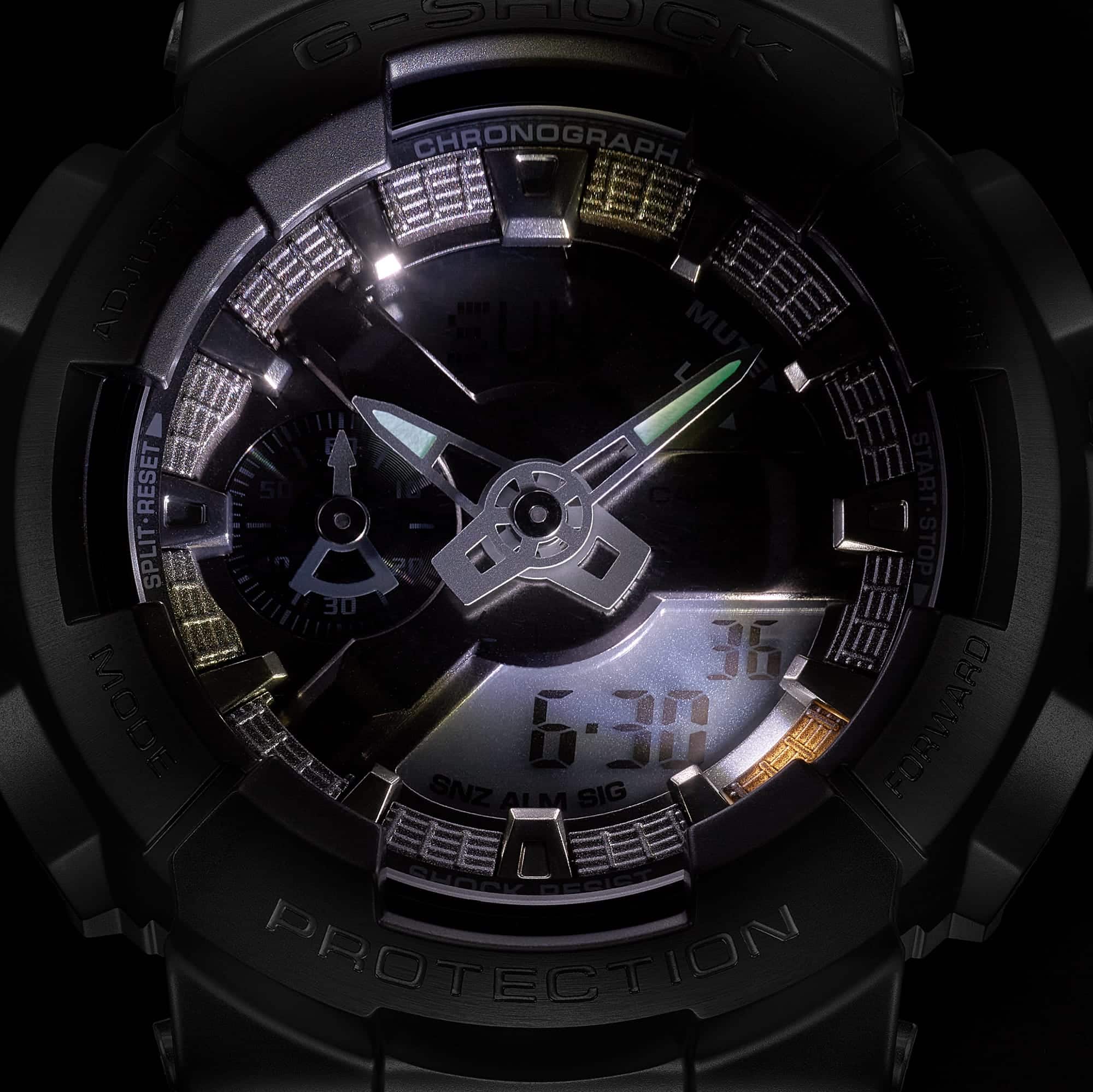 GM-110MF Reloj G-Shock Hombre Correa de Resina Negro y Gris - Vista 8