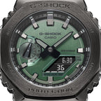 GM-2100B-3A Reloj G-Shock de caballero banda de caucho - Resina Verde