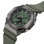 GM-2100B-3A Reloj G-Shock de caballero banda de caucho - Resina Verde