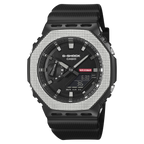 GM-2100BM Reloj G-Shock Hombre Resina Negra Patrón Plateado - Reloj original en Guatemala