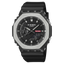 GM-2100BM Reloj G-Shock Hombre Resina Negra Patrón Plateado