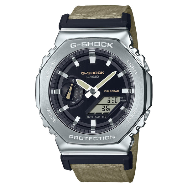 GM-2100C-5A G-Shock G-Steel Reloj para Hombre Pulsera de Tela 49 mm — original con garantía, La Relojería GT