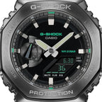 GM-2100CB Reloj G-Shock G-Steel Hombre Correa Tela Verde - Vista trasera