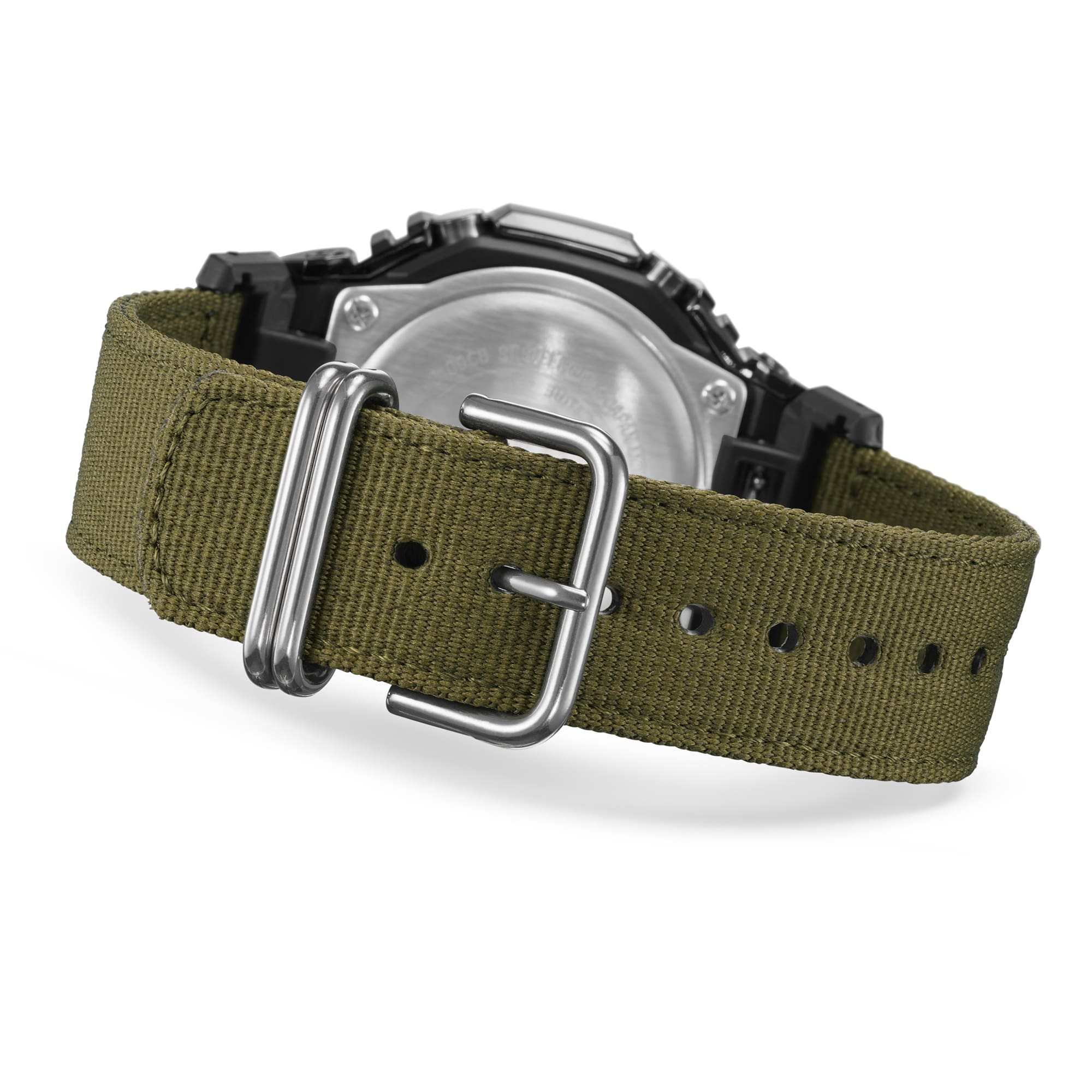 GM-2100CB Reloj G-Shock G-Steel Hombre Correa Tela Verde - Vista 8