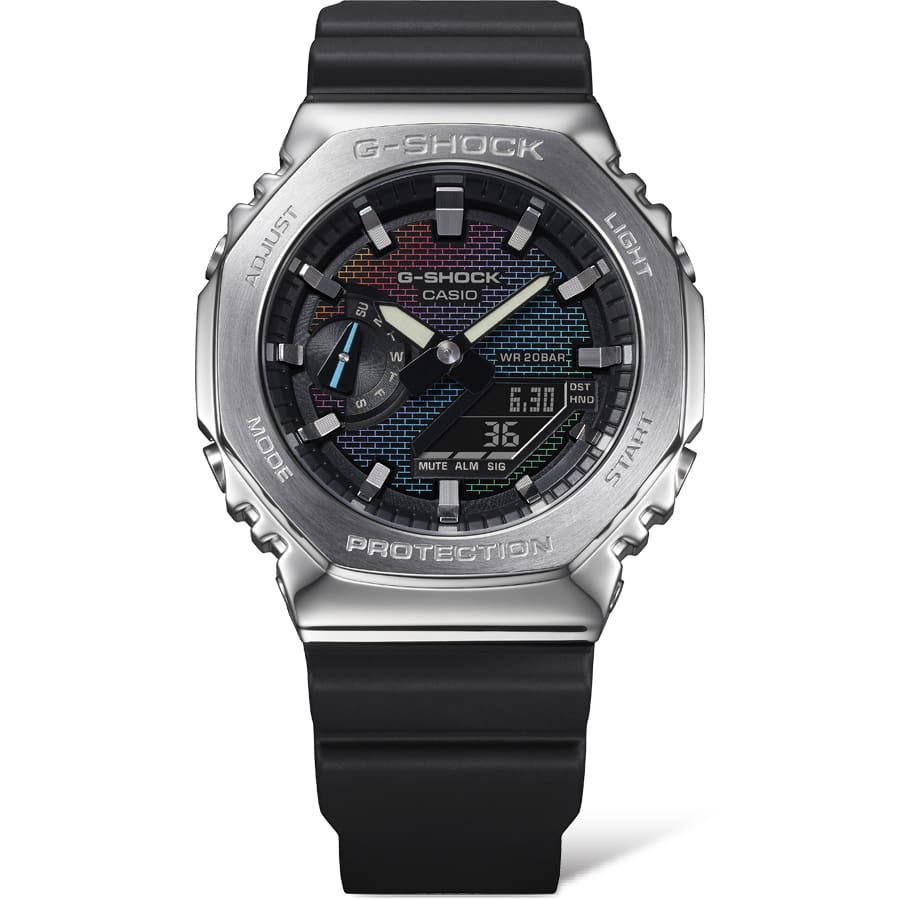 GM-2100RW Reloj G-Shock GM-2100 Hombre Caja Acero Negro - Vista lateral