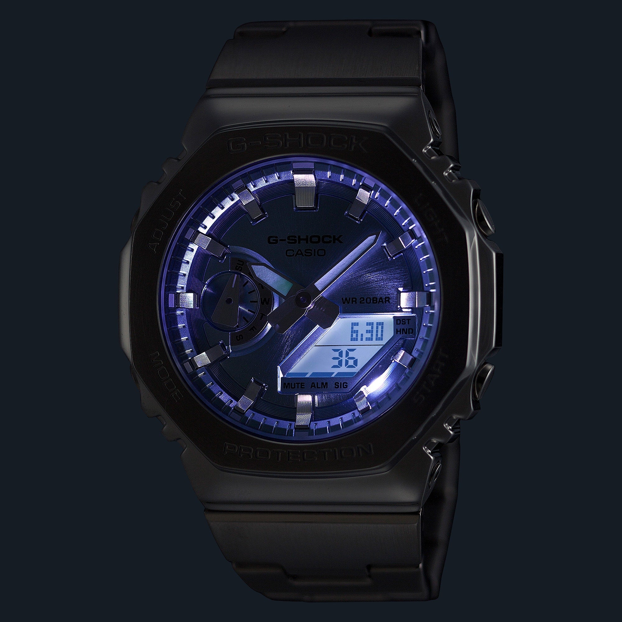 GM-2110D-2A Reloj G-Shock Hombre Acero Inoxidable Esfera - Vista 6