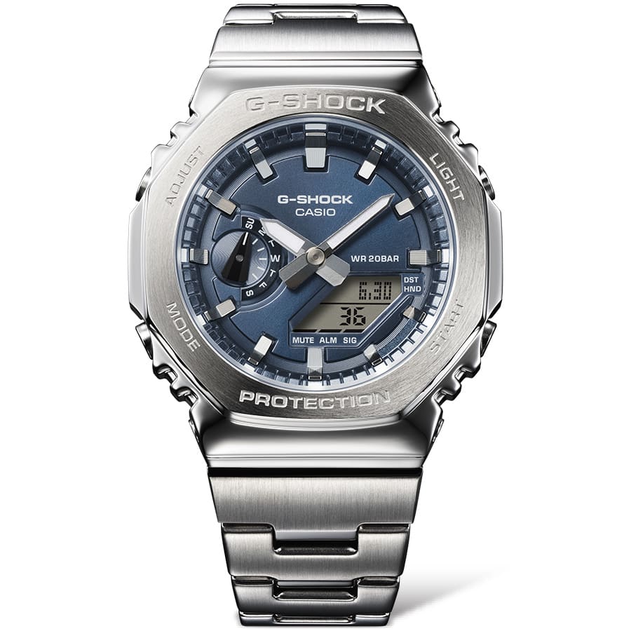 GM-2110D-2B Reloj G-Shock Hombre Pulsera de Acero Esfera Azul - Vista 8