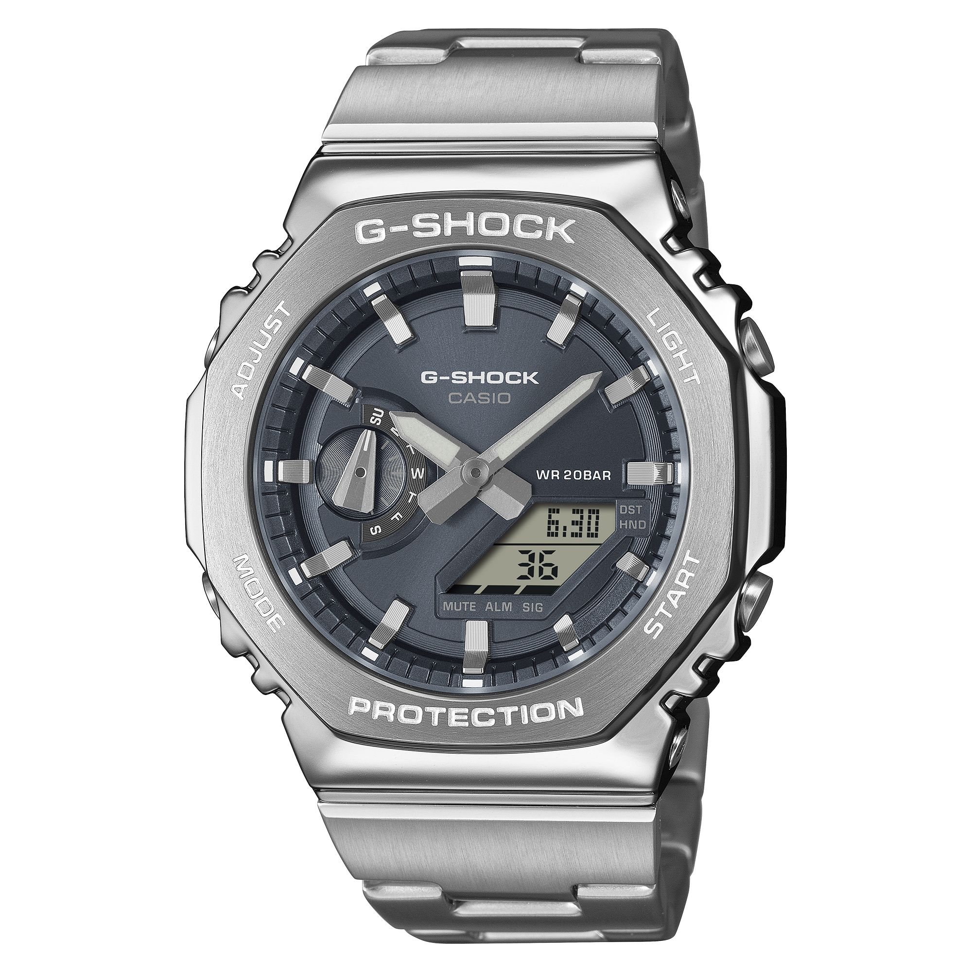 GM-2110D-8A Reloj G-Shock de hombre banda de metal