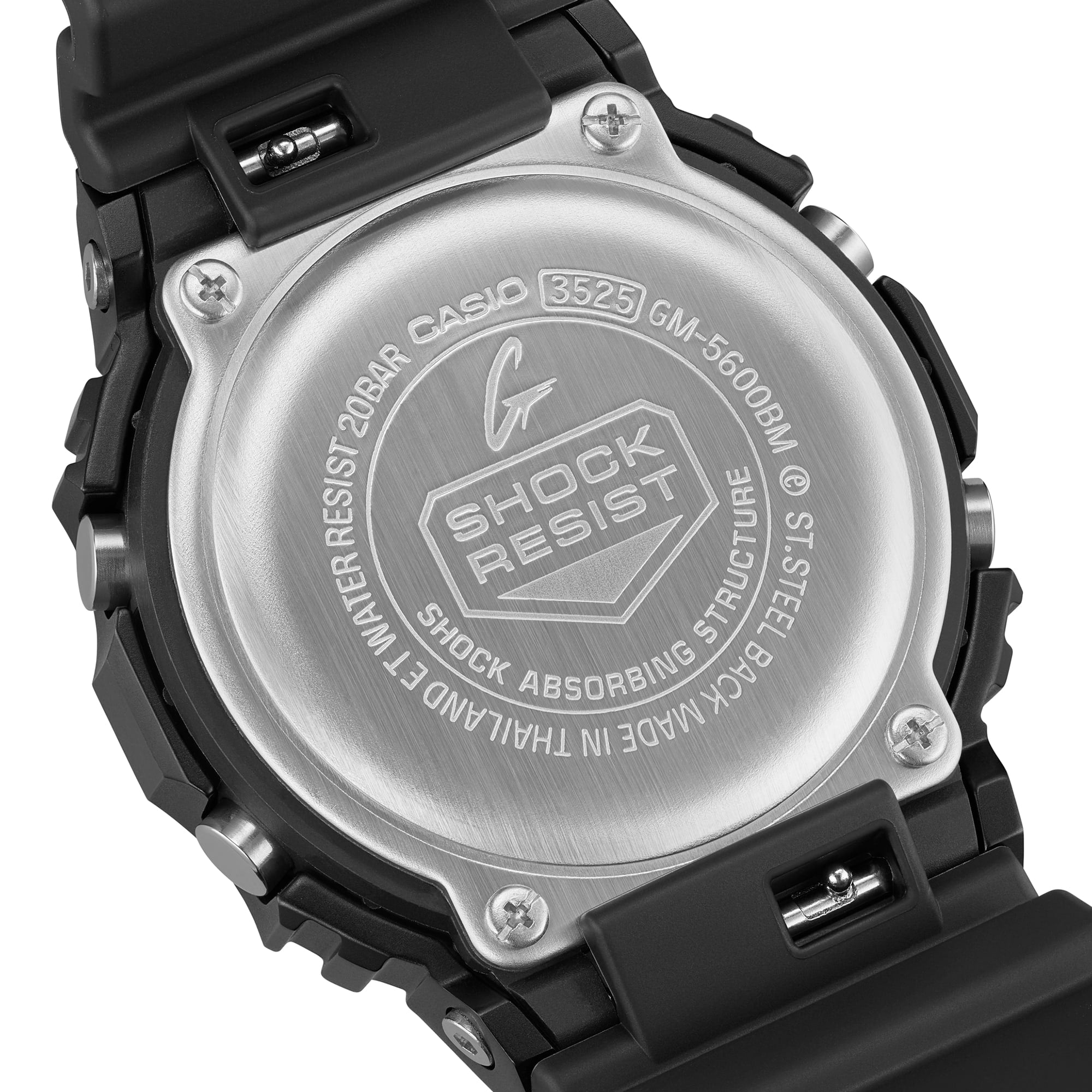 GM-5600BM Reloj G-Shock GM-5600 Hombre Caja Metal Plateada - Vista 7