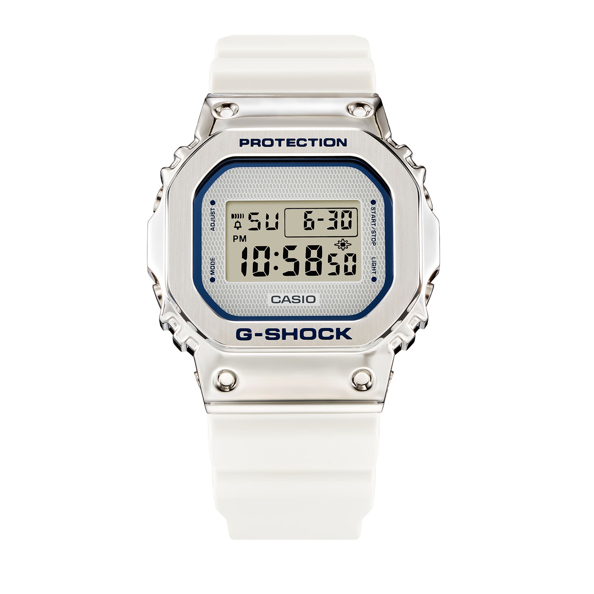 GM-5600LC Reloj G-Shock Unisex Caja Metal Correa Resina - Vista trasera