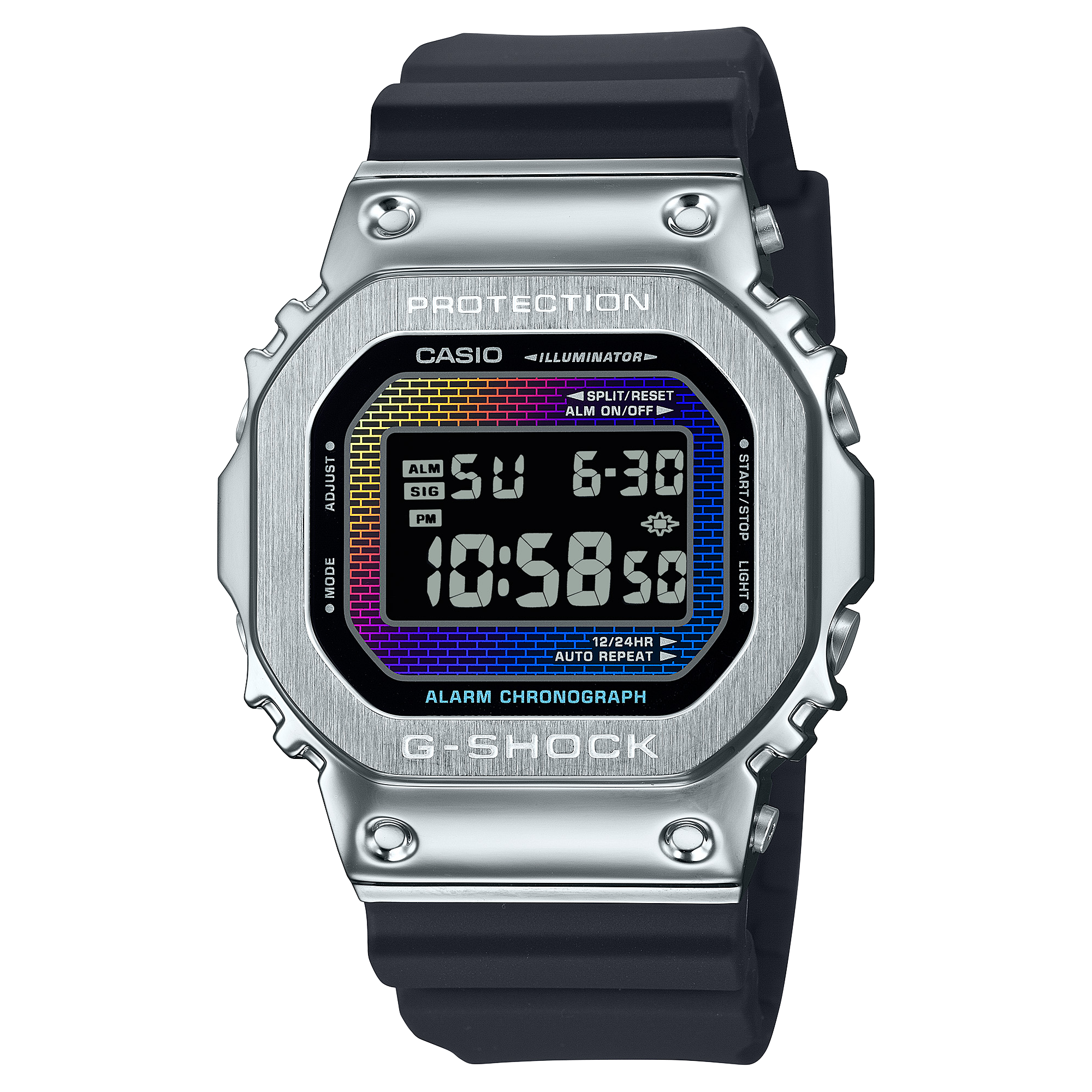 GM-5600RW Reloj G-Shock Hombre Acero Silicona Display - Reloj original en Guatemala