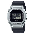 GM-5600U Reloj G-Shock Hombre Acero Caucho Plateado Negro - Reloj original en Guatemala