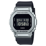 GM-5600U Reloj G-Shock Hombre Acero Caucho Plateado Negro