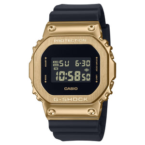 GM-5600UG-9 Reloj G-Shock Hombre Acero Dorado Resina Negra