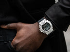 GM-6900 Reloj G-Shock Hombre Acero Inoxidable Resina Negra - Vista lateral