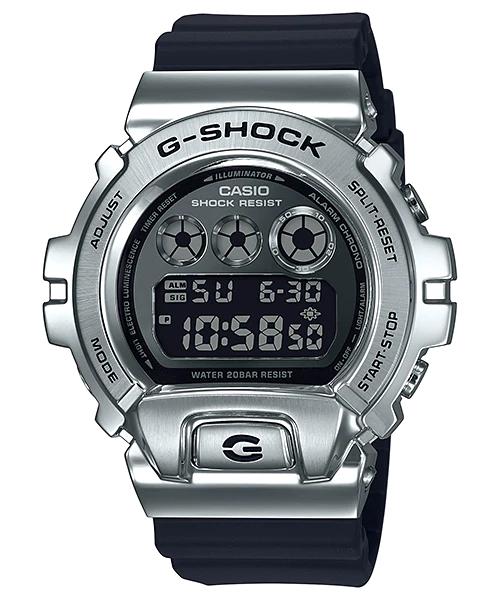 GM-6900 Reloj G-Shock Hombre Acero Inoxidable Resina Negra - Reloj original en Guatemala