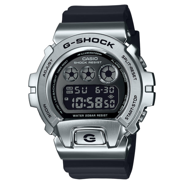 GM-6900U Reloj G-Shock Hombre Acero Correa Resina Negra - Reloj original en Guatemala