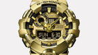 GM-700G Reloj G-Shock Hombre Caja Dorada Resina Negra - Vista trasera