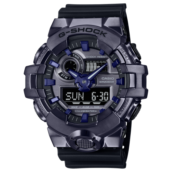 GM-700P Reloj G-Shock Hombre Correa de Resina Azul - Reloj original en Guatemala