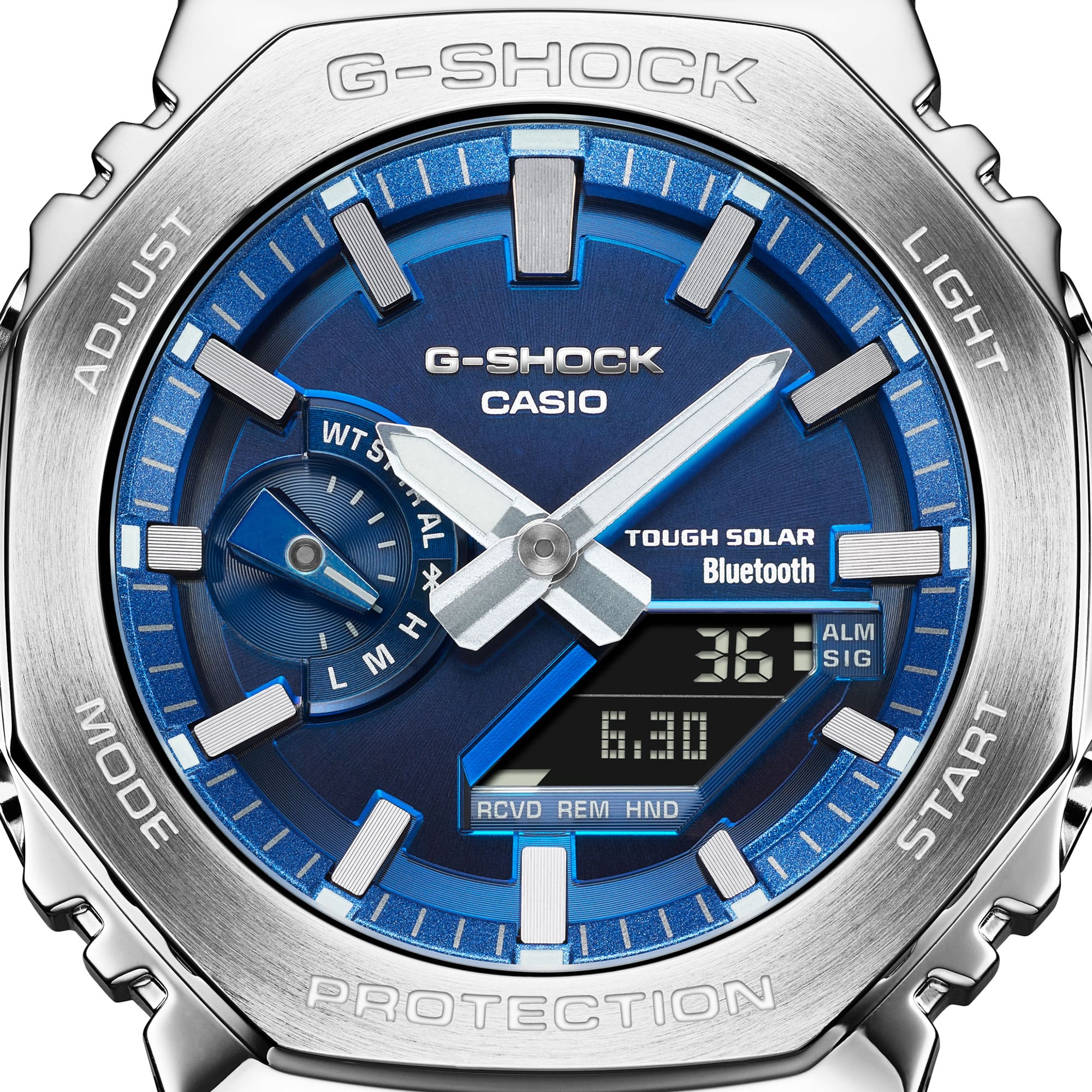 GM-B2100AD-2A Reloj G-Shock de hombre correa de metal - Vista trasera