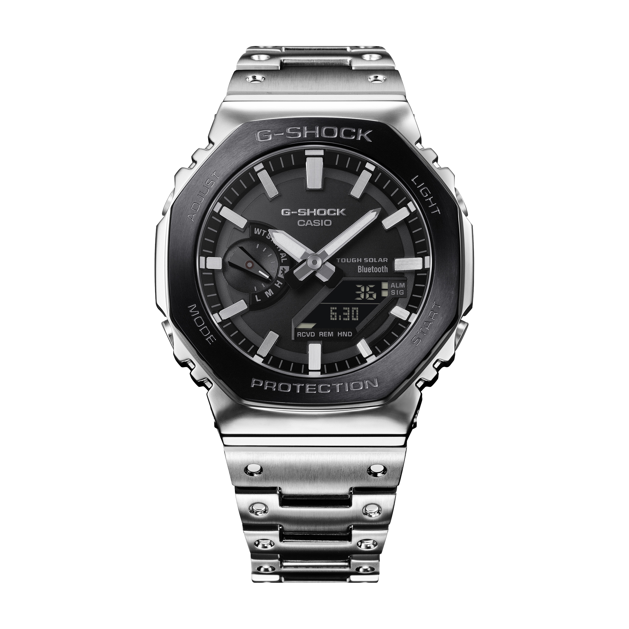 GM-B2100BT-1A Reloj G-Shock de hombre correa de metal - Vista trasera