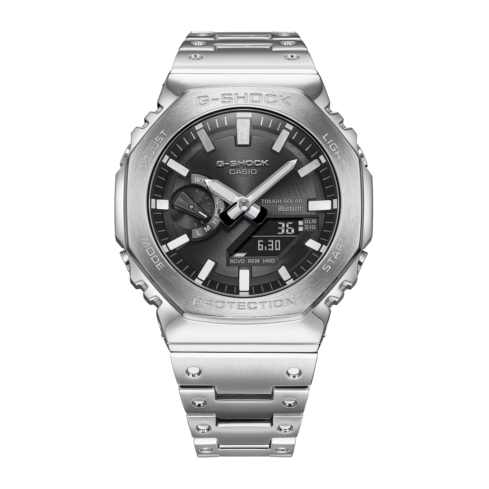 GM-B2100SD-1A Reloj G-Shock de hombre correa de metal bluetooth