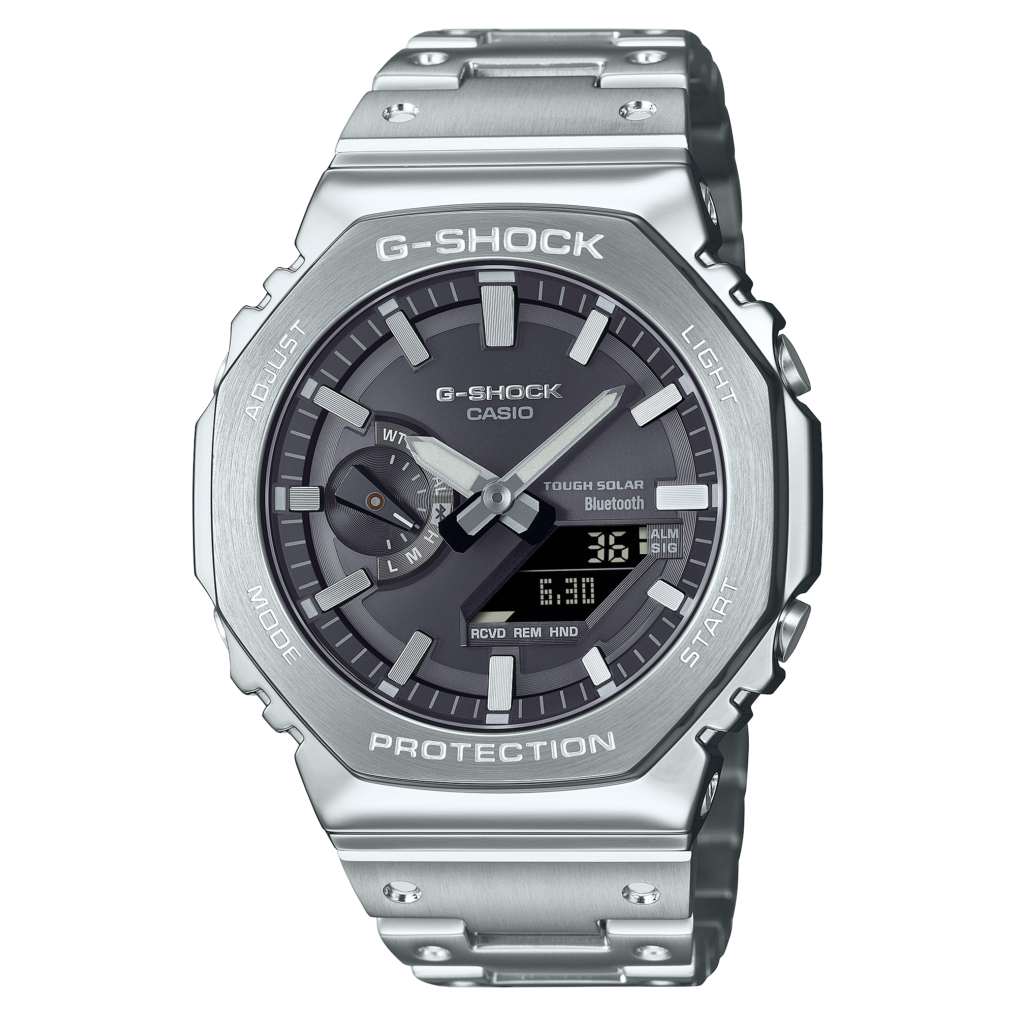 GM-B2100SD-1A Reloj G-Shock de hombre correa de metal bluetooth