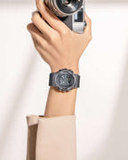 GM-S110B Reloj G-Shock Unisex Resina Gris Oscuro - Detalle de esfera