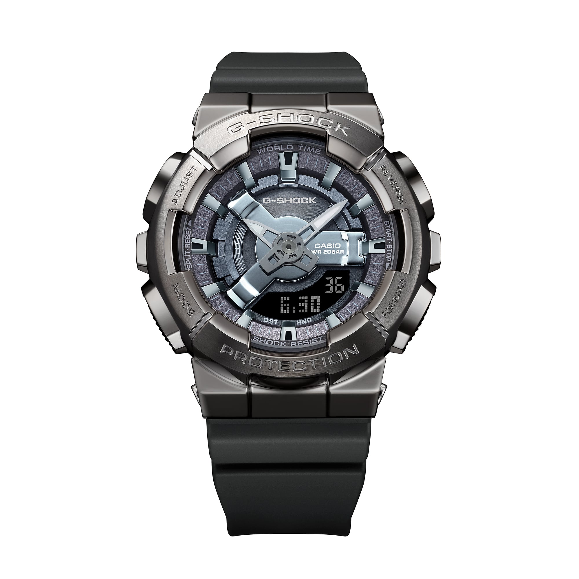 GM-S110B Reloj G-Shock Unisex Resina Gris Oscuro - Vista 6