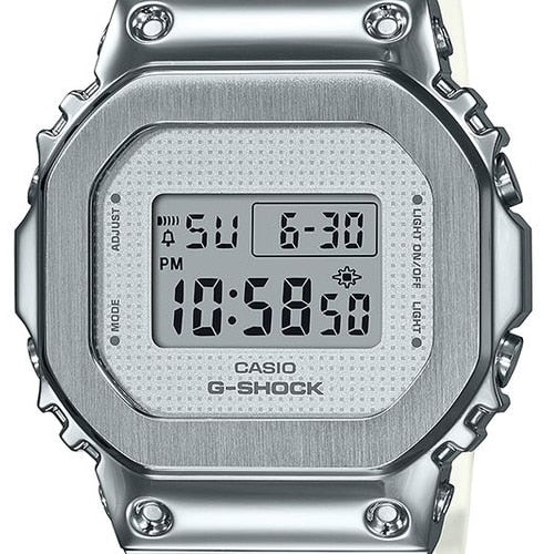 GM-S5600SK Reloj G-Shock Metal Unisex Acero Resina Blanca - Vista 6
