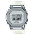 GM-S5600SK Reloj G-Shock Metal Unisex Acero Resina Blanca - Reloj original en Guatemala