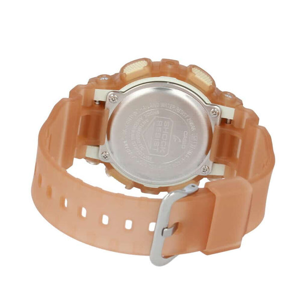 S140NC Reloj G-Shock Mujer Resina Rosa Cobre Translúcido - Vista lateral