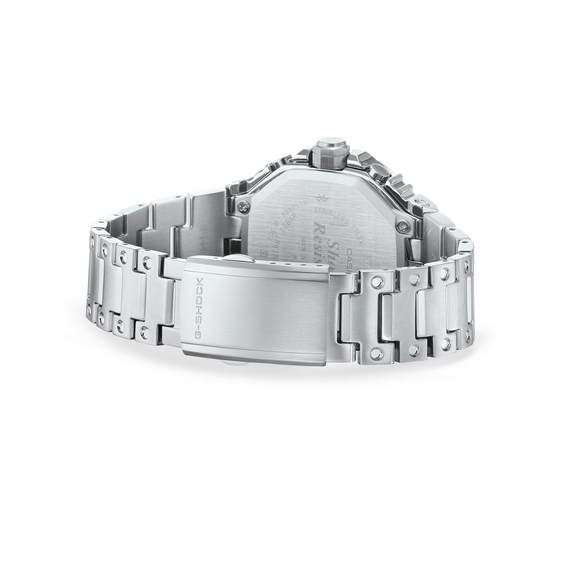 B2100BT-1A Reloj G-shock de hombre correa de metal - Vista lateral