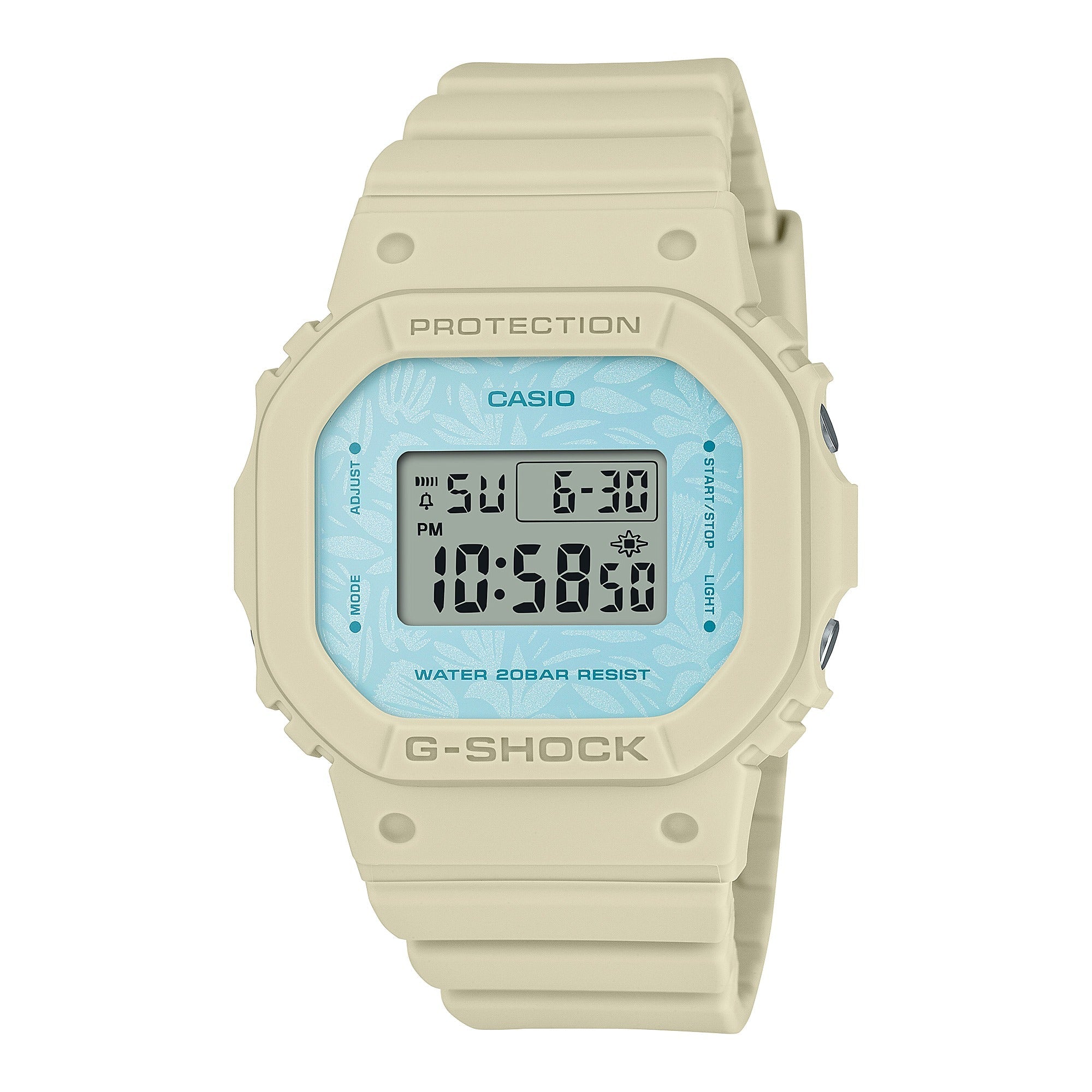 S5600NC Reloj G-Shock Mujer Resina Crema - Reloj original en Guatemala
