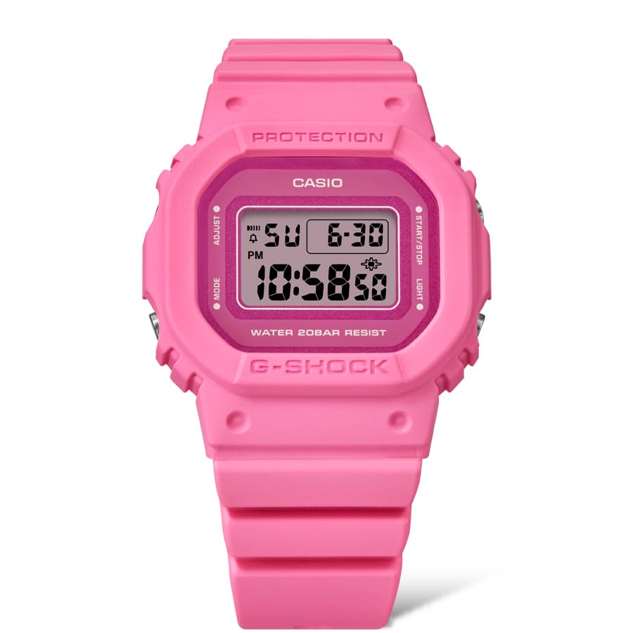 GMD-S5610PP-4 Reloj G-Shock de dama pulsera de caucho - Resina Rosa