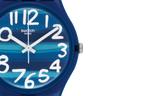 Reloj Swatch Linajola de dama banda de resina - Detalle de esfera