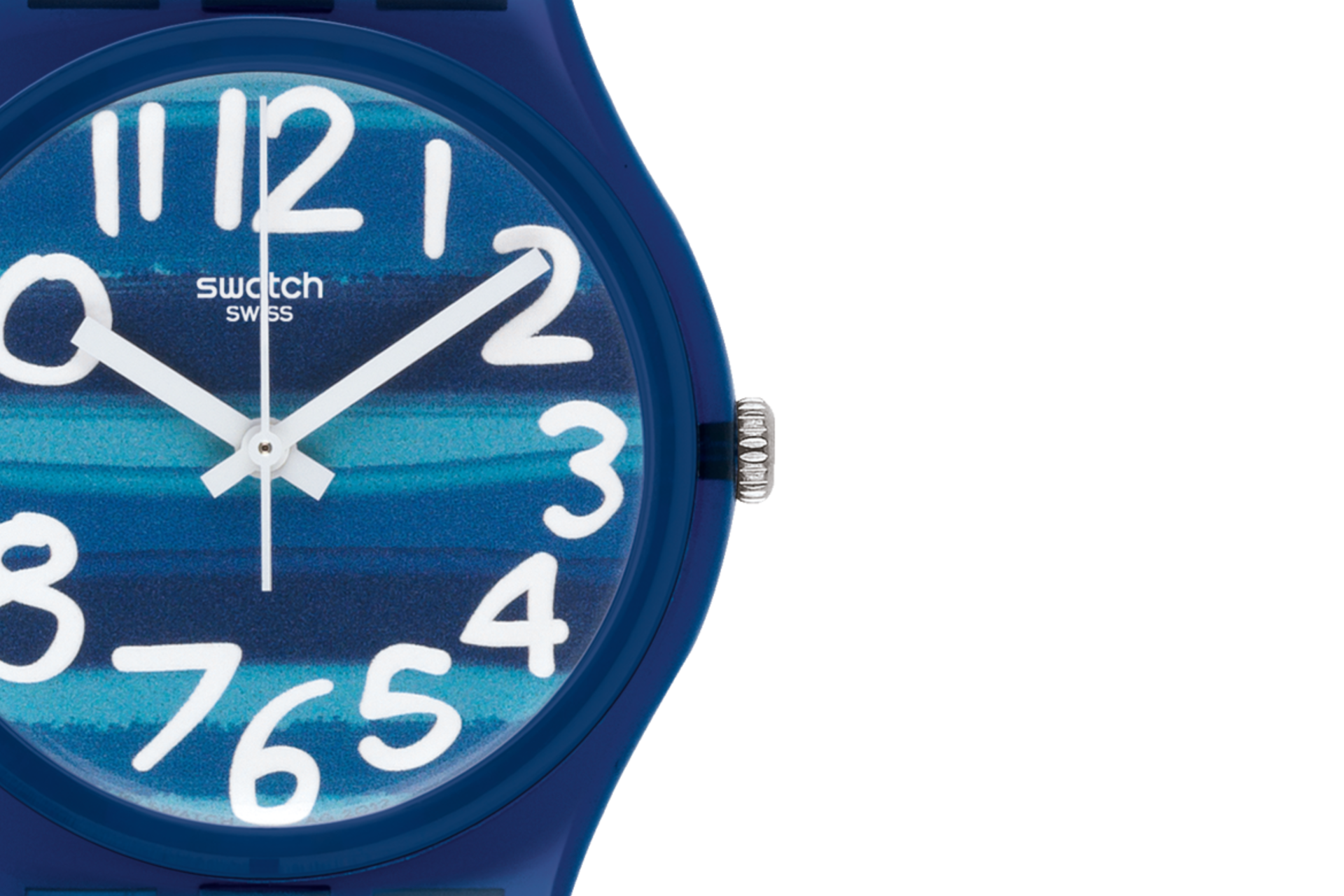 Reloj Swatch Linajola de dama banda de resina - Detalle de esfera