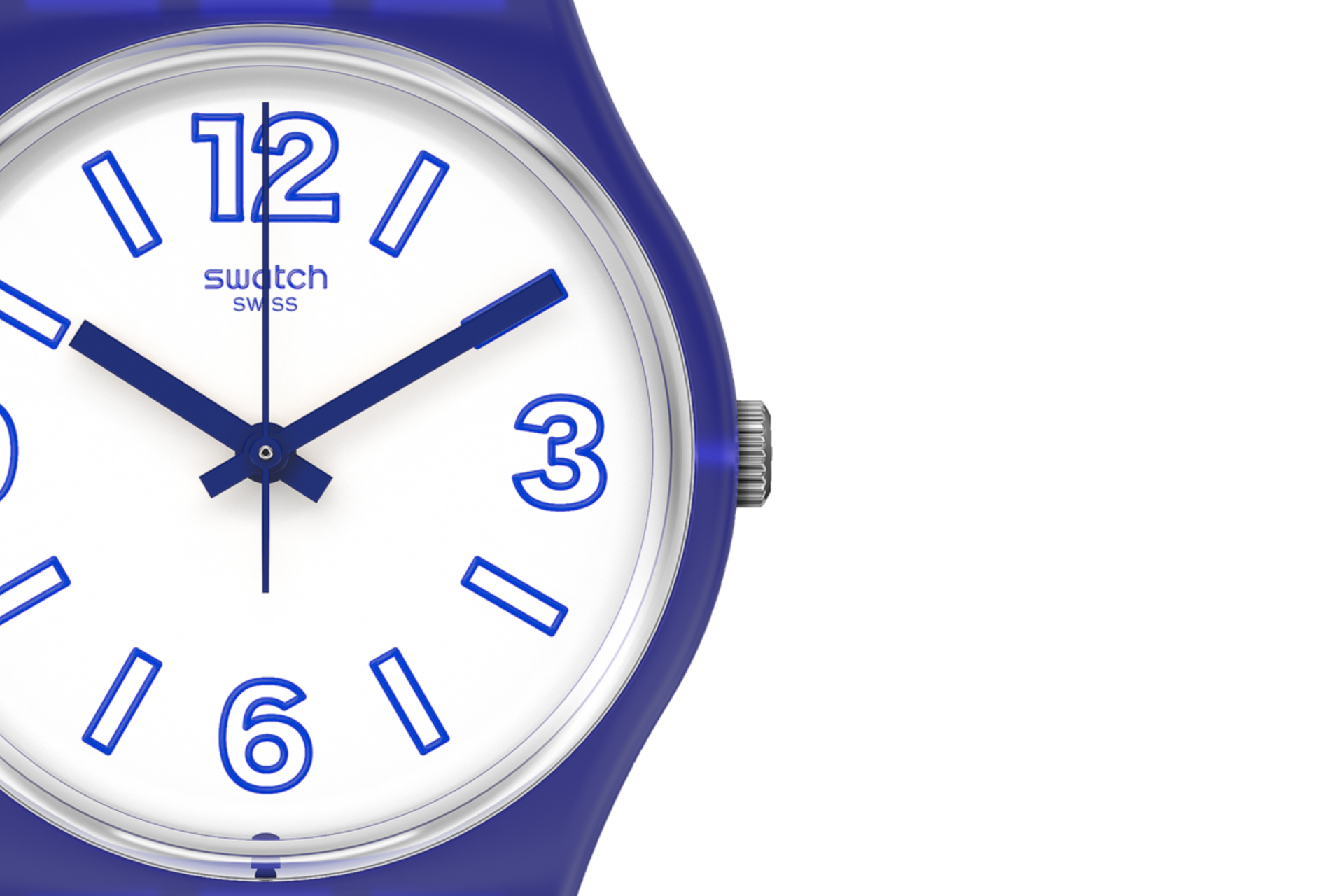 Reloj Swatch Electric Shark unisex banda de caucho - Vista 5