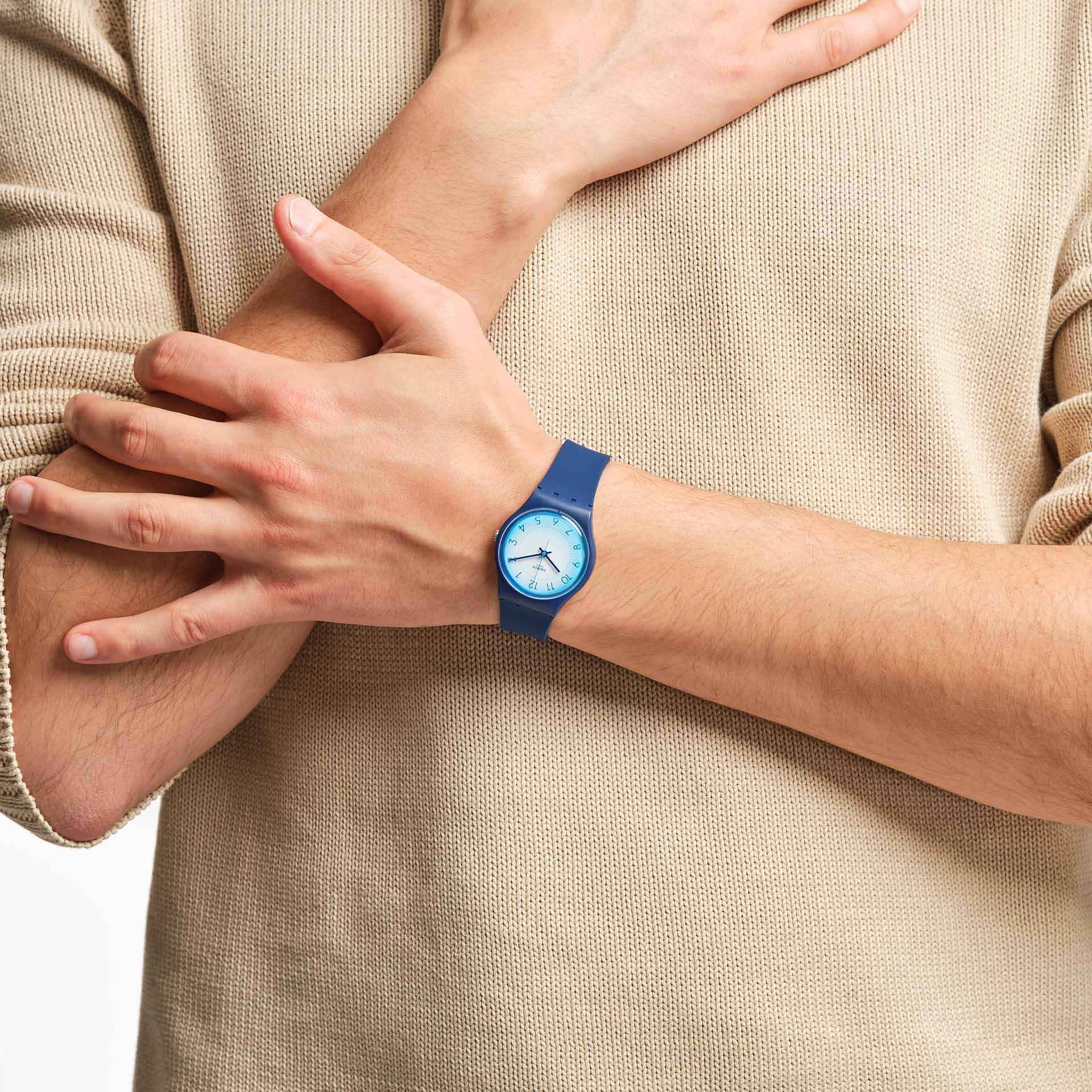 Reloj Swatch Sea Shades unisex pulsera de resina - Detalle de esfera