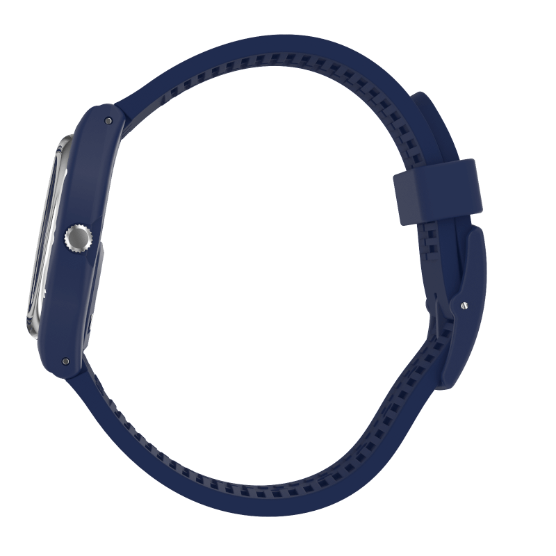 Reloj Swatch Over Blue de hombre pulsera de resina - Vista lateral