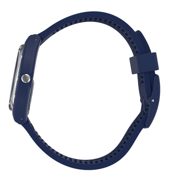 Reloj Swatch Over Blue de hombre pulsera de resina - Vista lateral