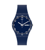 Reloj Swatch Over Blue de hombre pulsera de resina - Reloj original en Guatemala