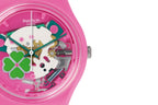 Reloj Swatch Flowerfull Unisex Correa Silicona - Detalle de esfera