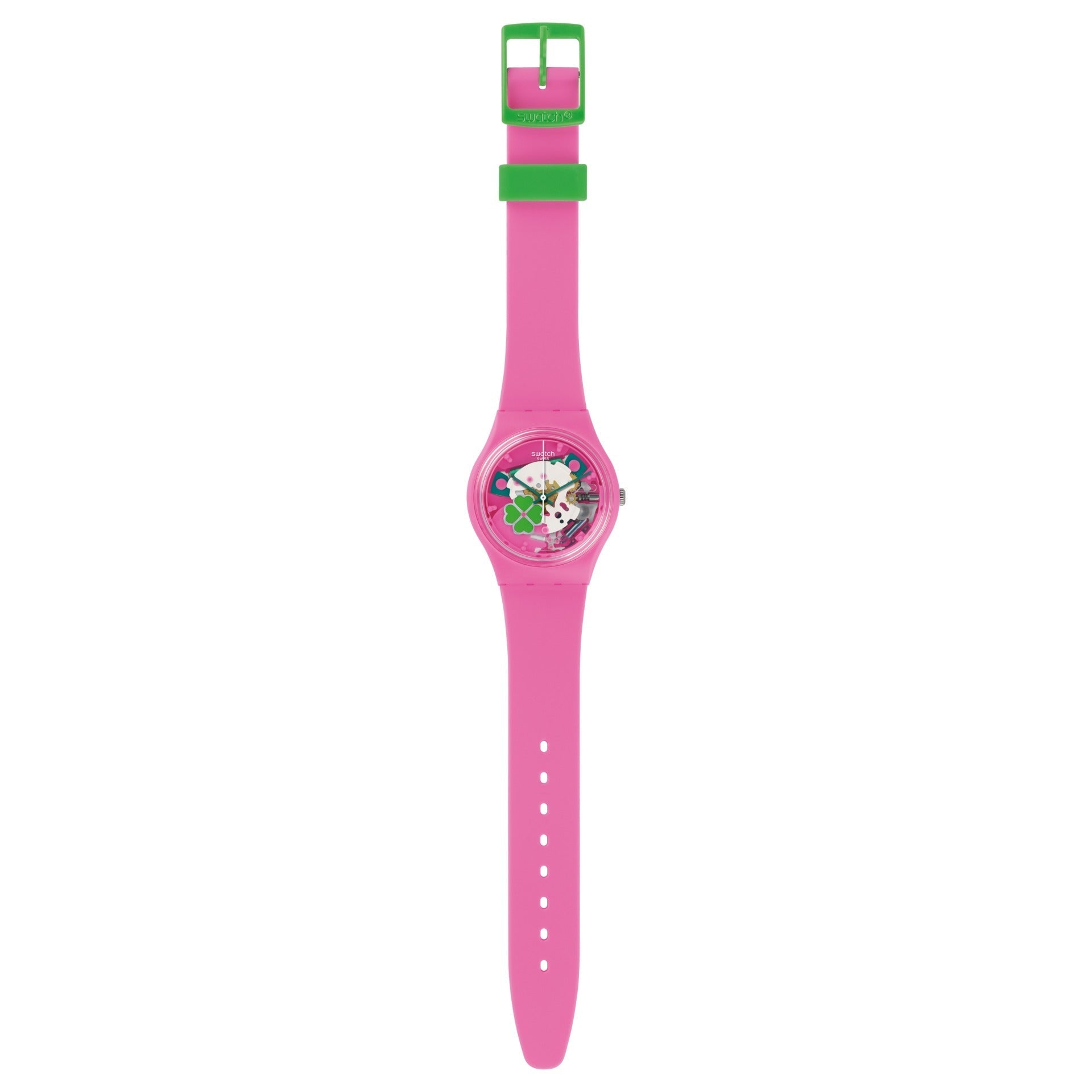 Reloj Swatch Flowerfull Unisex Correa Silicona - Vista lateral