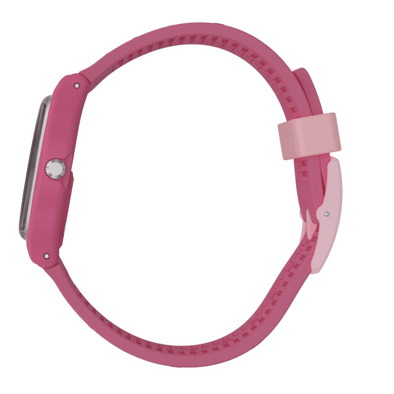 Reloj Swatch Coeur De Manege Mujer Silicona Rosa - Vista lateral