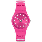 Reloj Swatch Coeur De Manege Mujer Silicona Rosa - Reloj original en Guatemala
