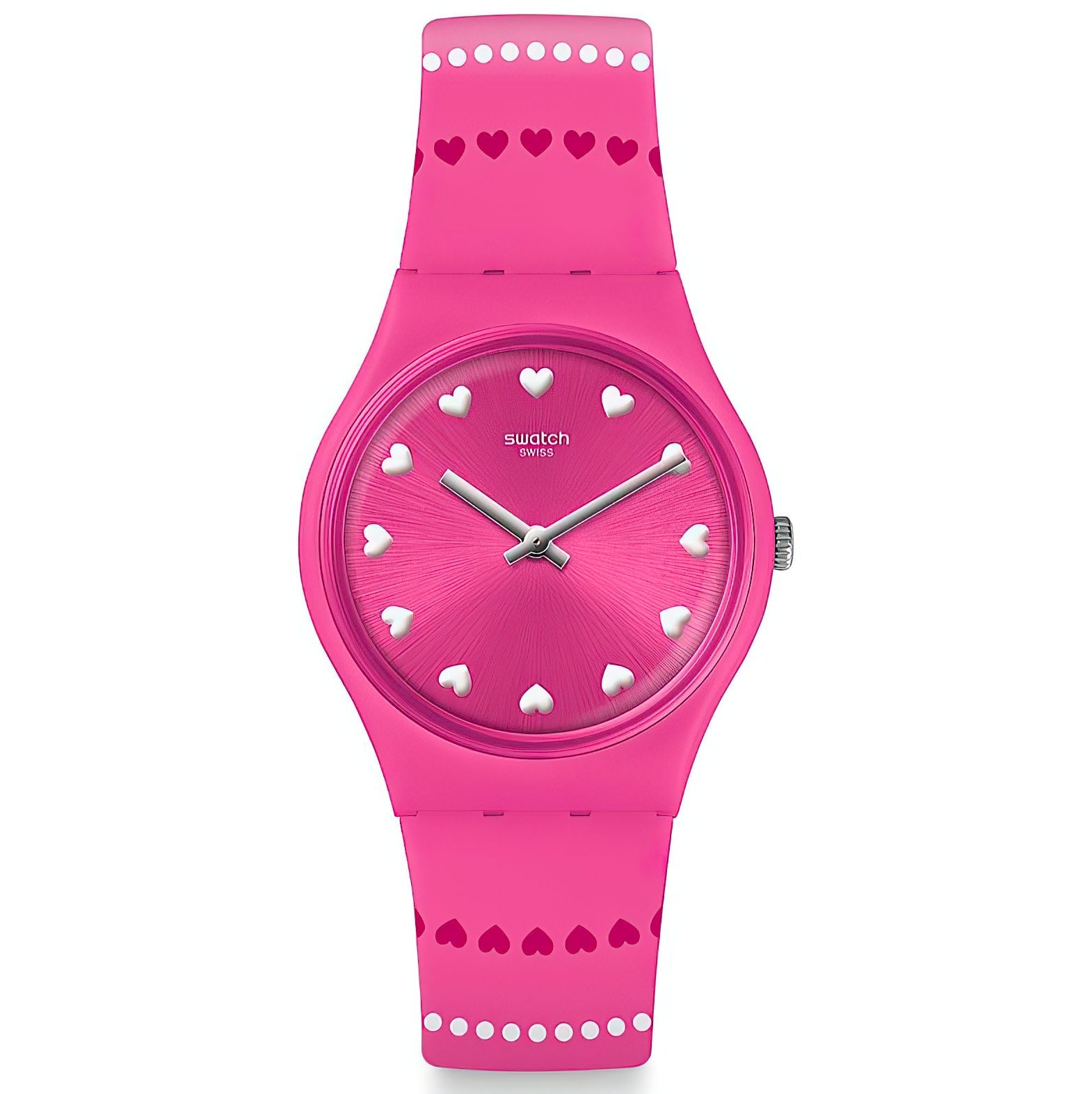 Reloj Swatch Coeur De Manege Mujer Silicona Rosa - Reloj original en Guatemala