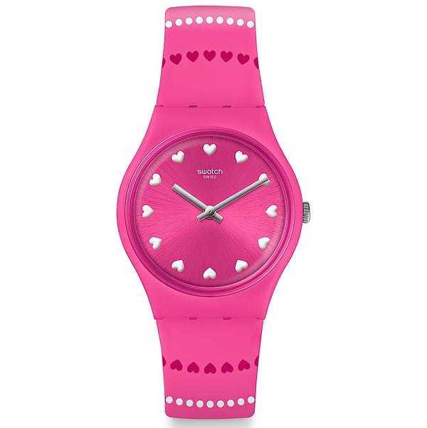 Reloj Swatch Coeur De Manege Mujer Silicona Rosa - Reloj original en Guatemala