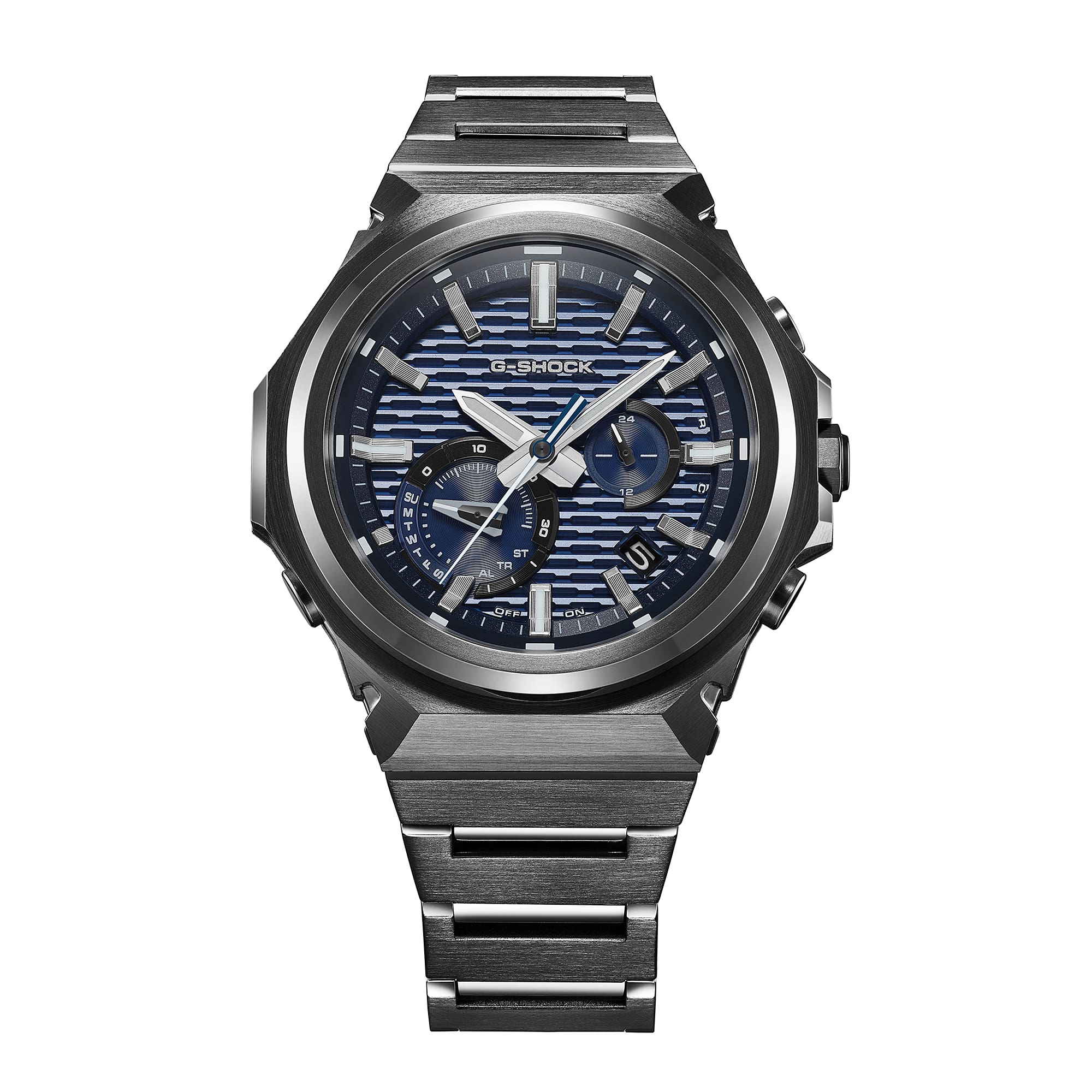 GST-B1000BD-2A Reloj G-Shock de caballero correa de metal Bluetooth