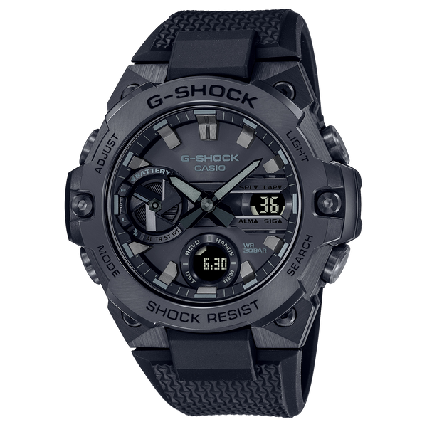 B400BB-1A Reloj G-Shock Hombre Correa Resina Negro - Vista lateral